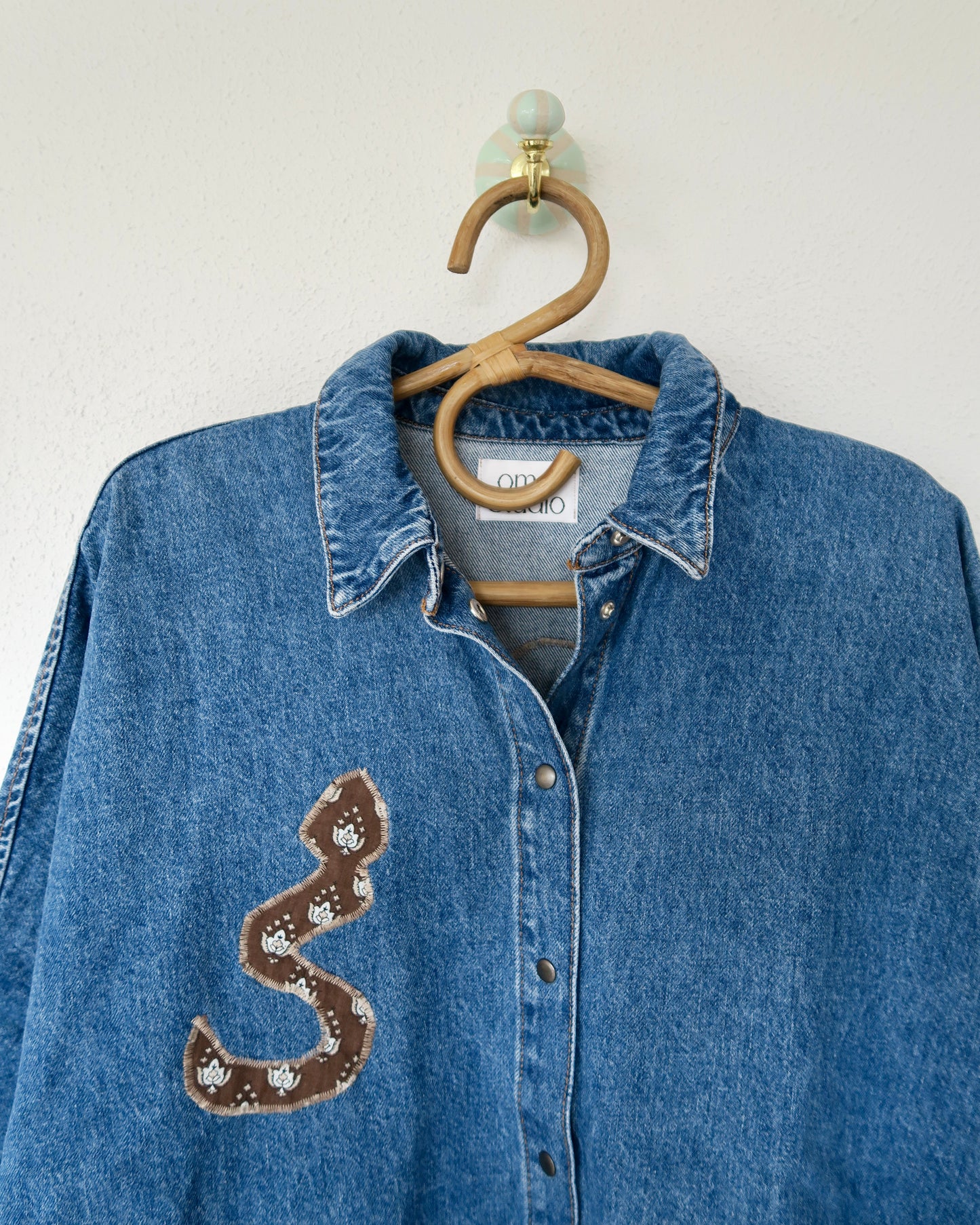 Unique patchwork shirt no.6