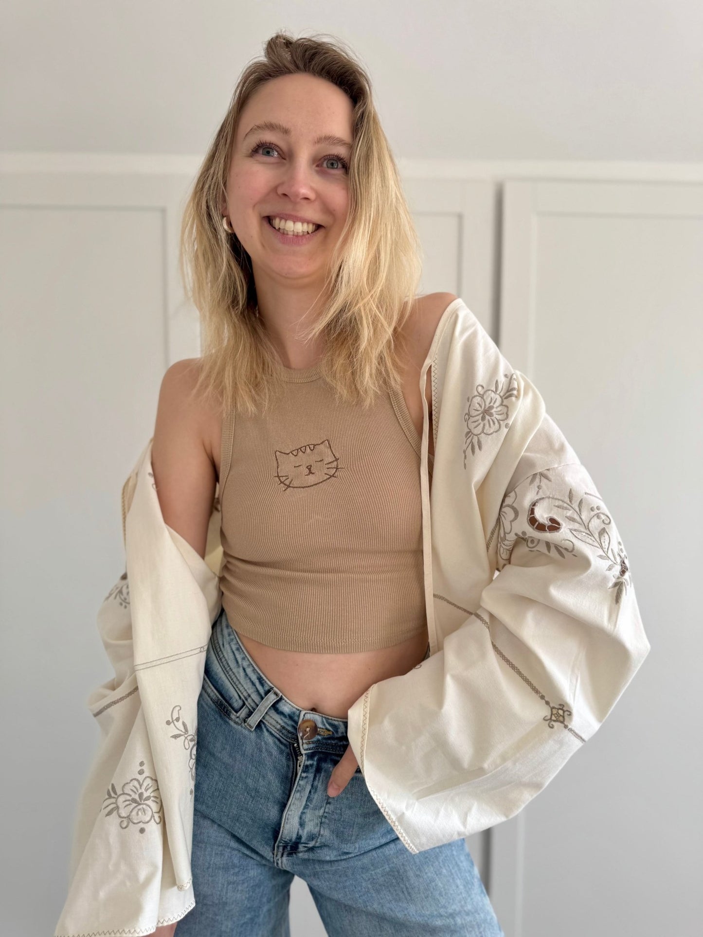 Agnes top no. 15 - Omel Studio - Embroidered top