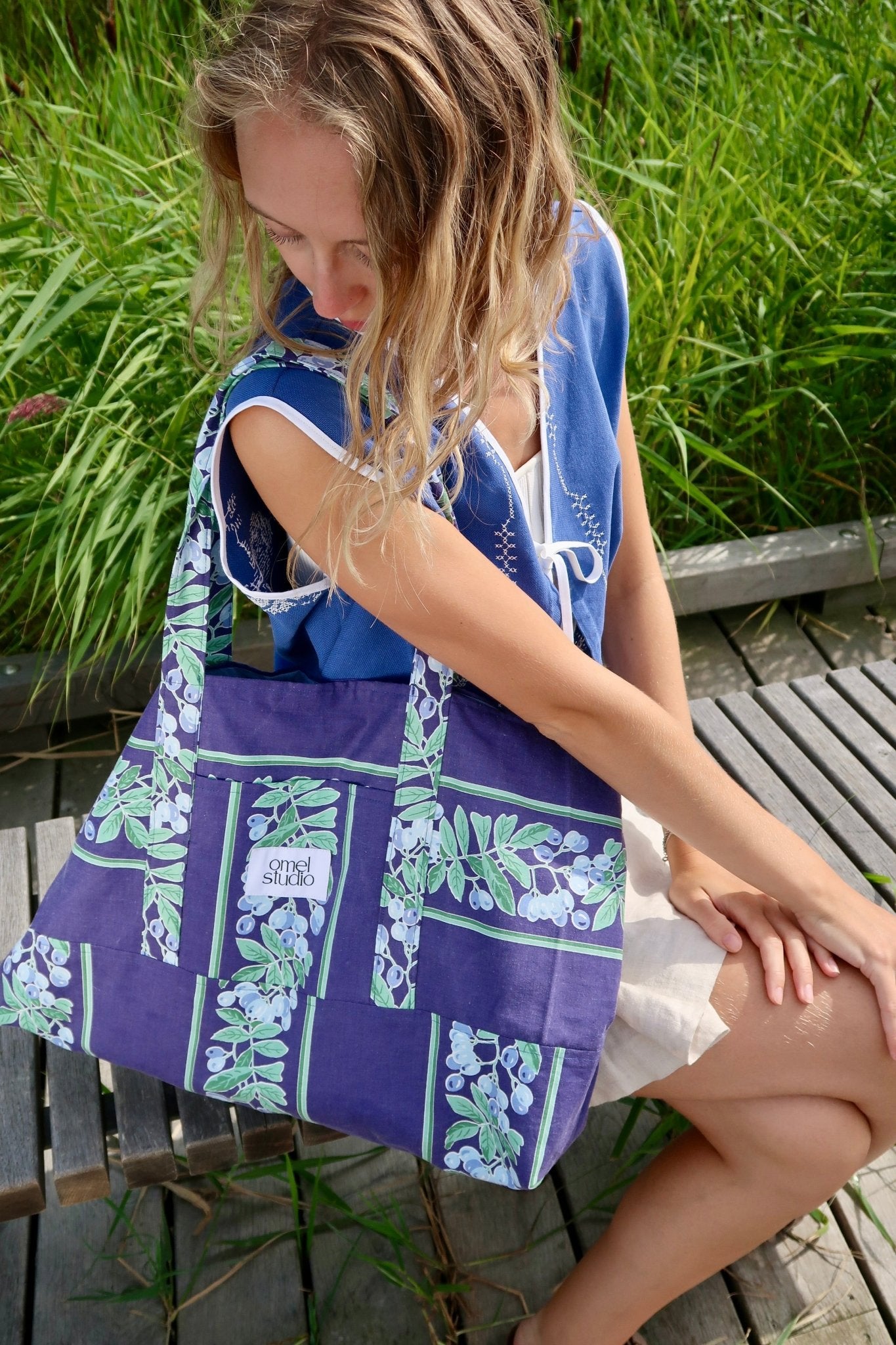 Marie totebag no.15 (unika) - Omel Studio - totebag