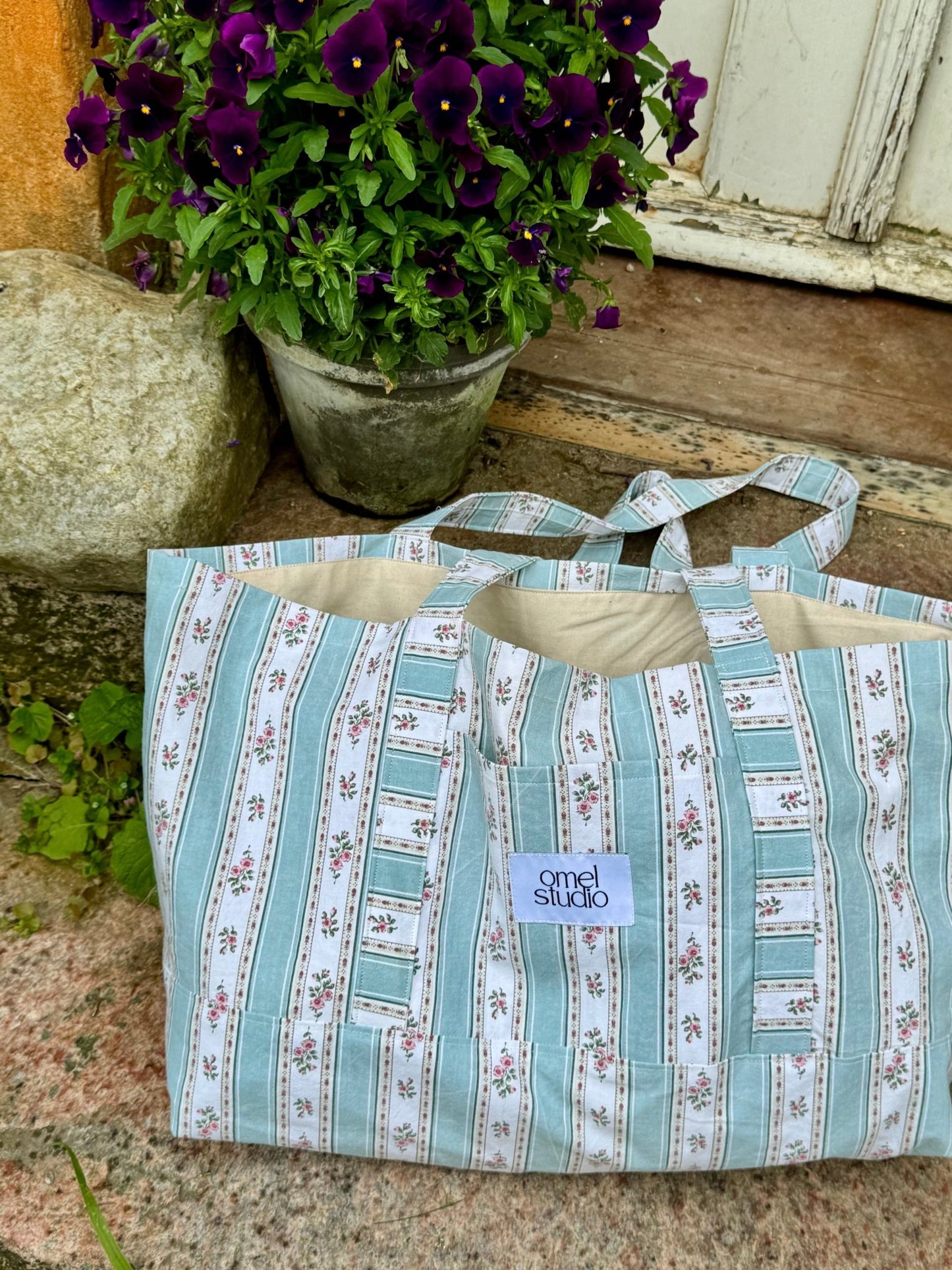 Marie totebag no.9 (stor) - Omel Studio - totebag
