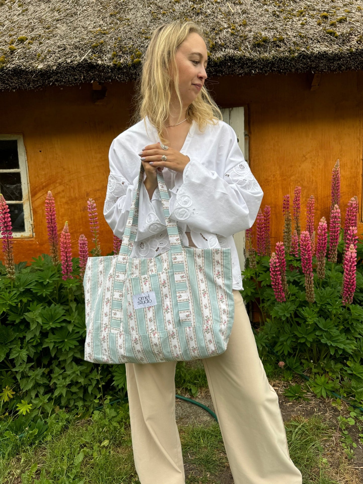 Marie totebag no.9 (stor) - Omel Studio - totebag