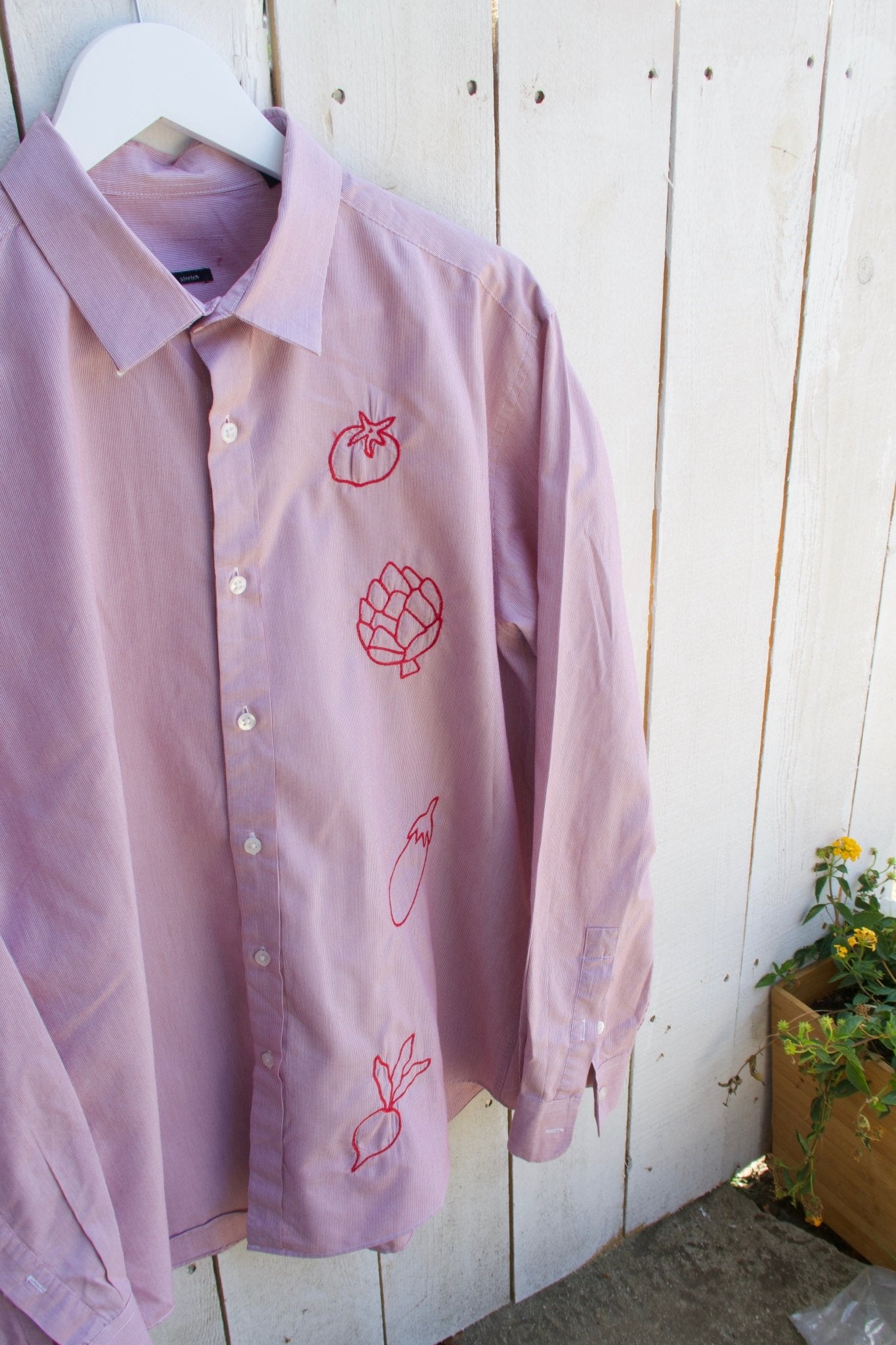 Unique embroidered shirt no. 1 - Omel Studio - Embroidered Shirt