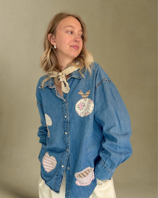 Unique patchwork shirt no.5