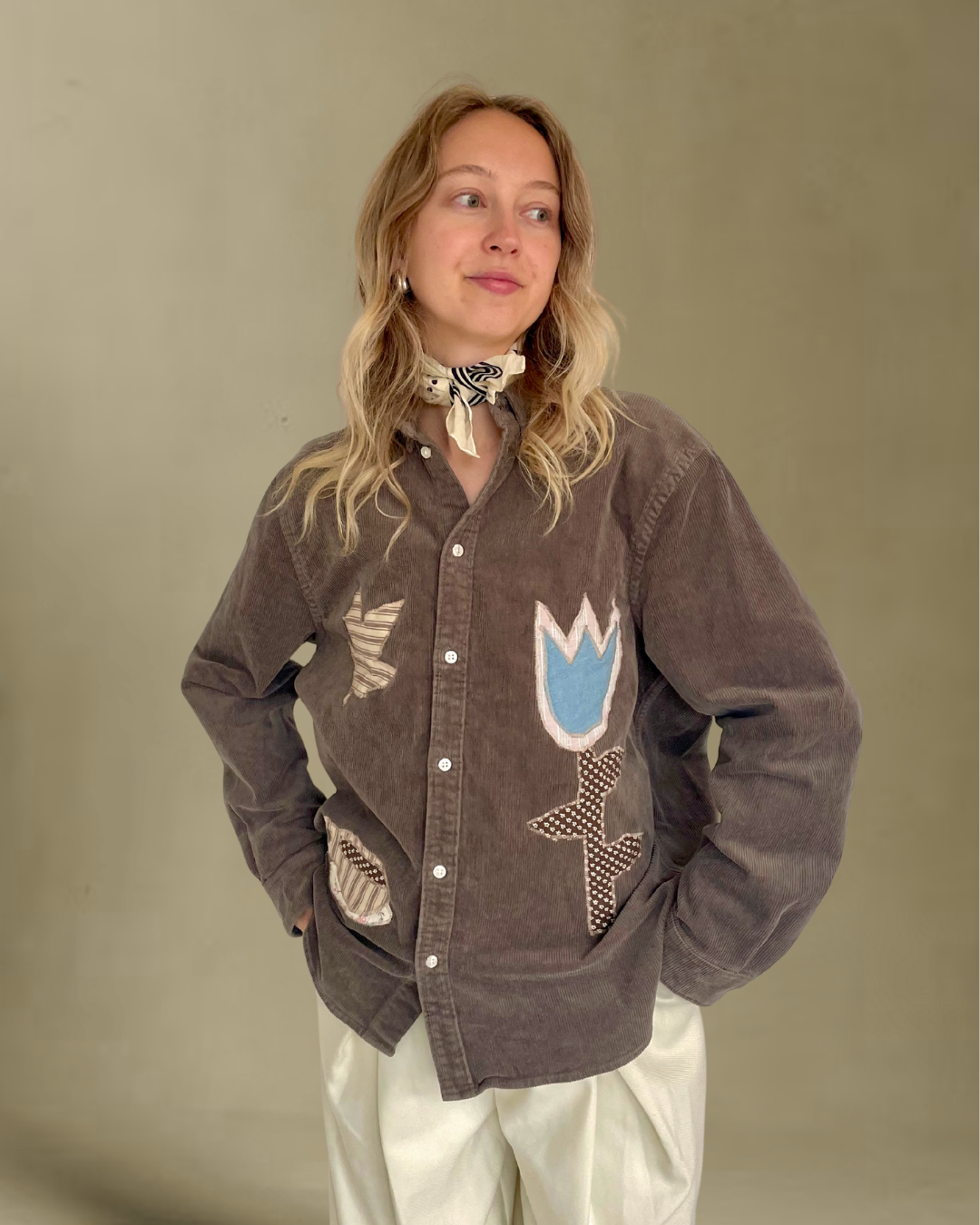 Unique patchwork shirt no.1