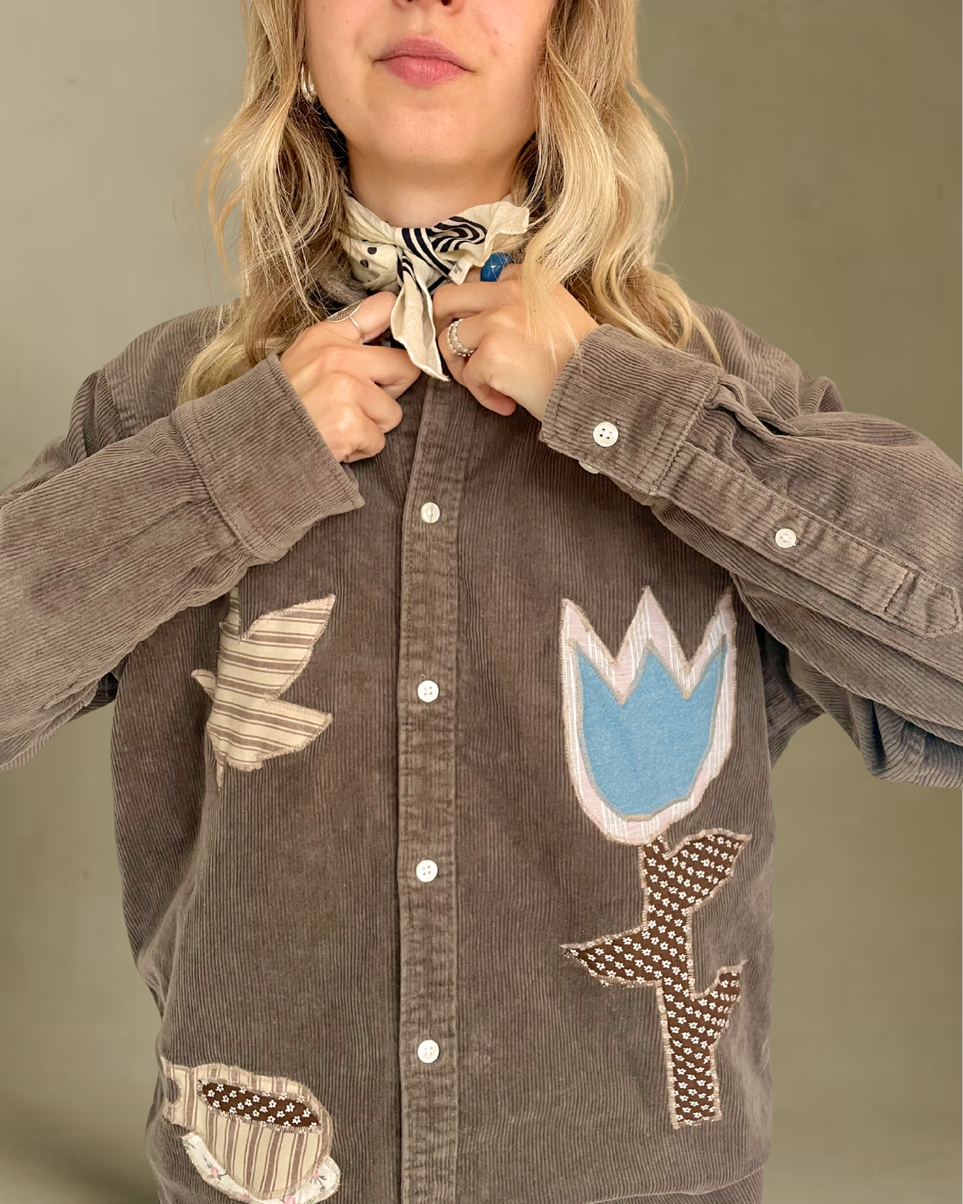 Unique patchwork shirt no.1