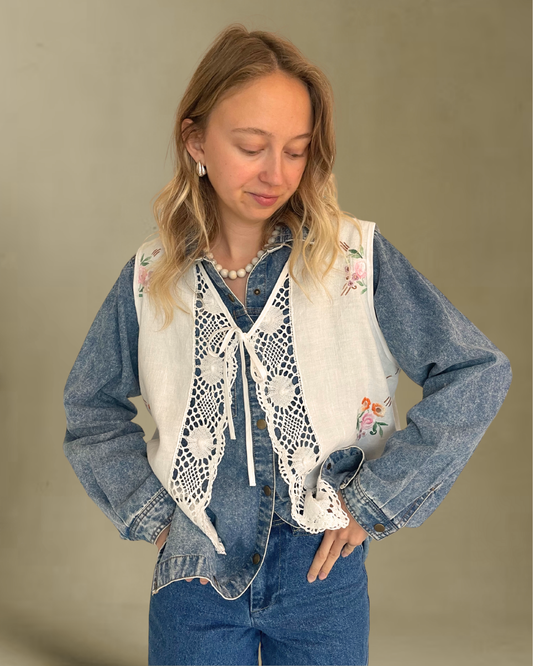 Agnes vintage vest no.37