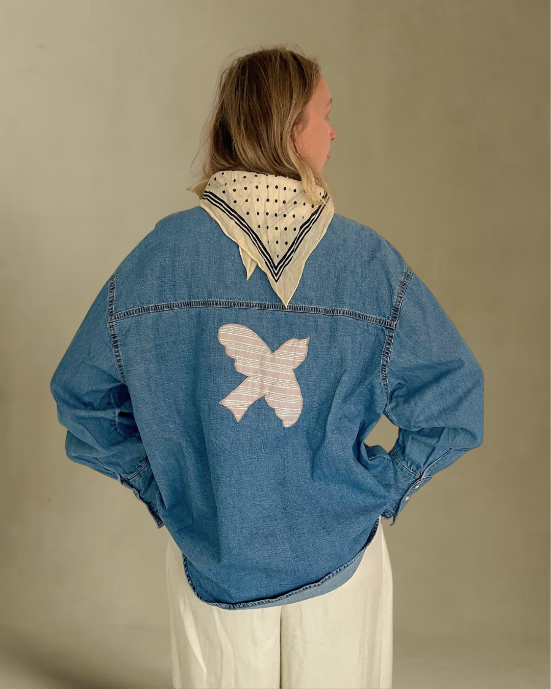 Unique patchwork shirt no.5