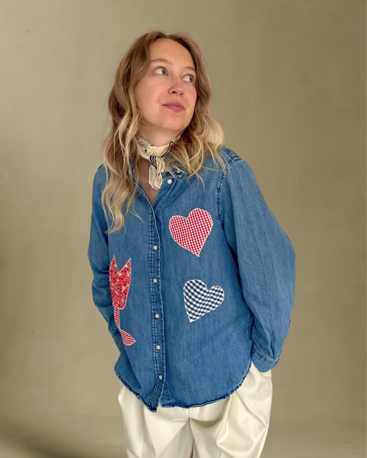 Unique patchwork shirt no.2