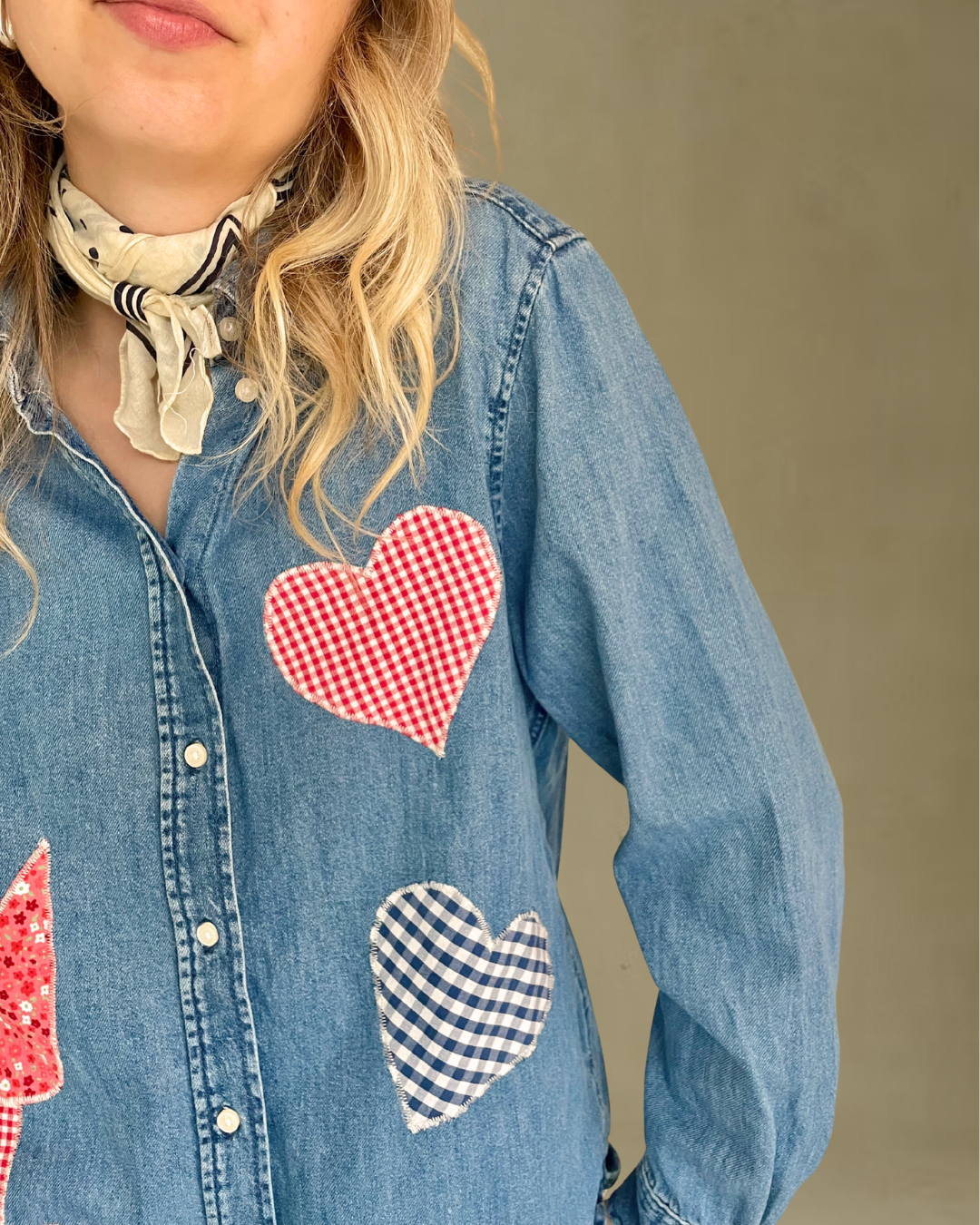 Unique patchwork shirt no.2