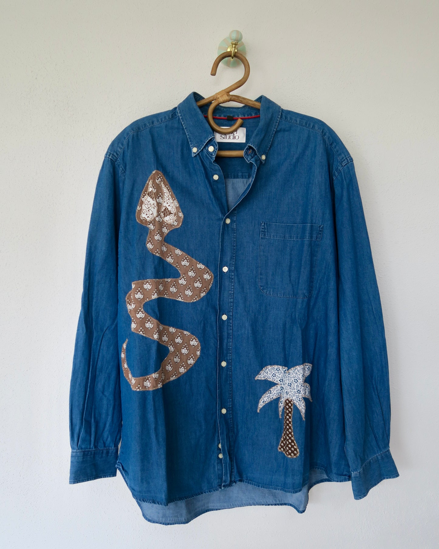 Unique patchwork shirt no.3
