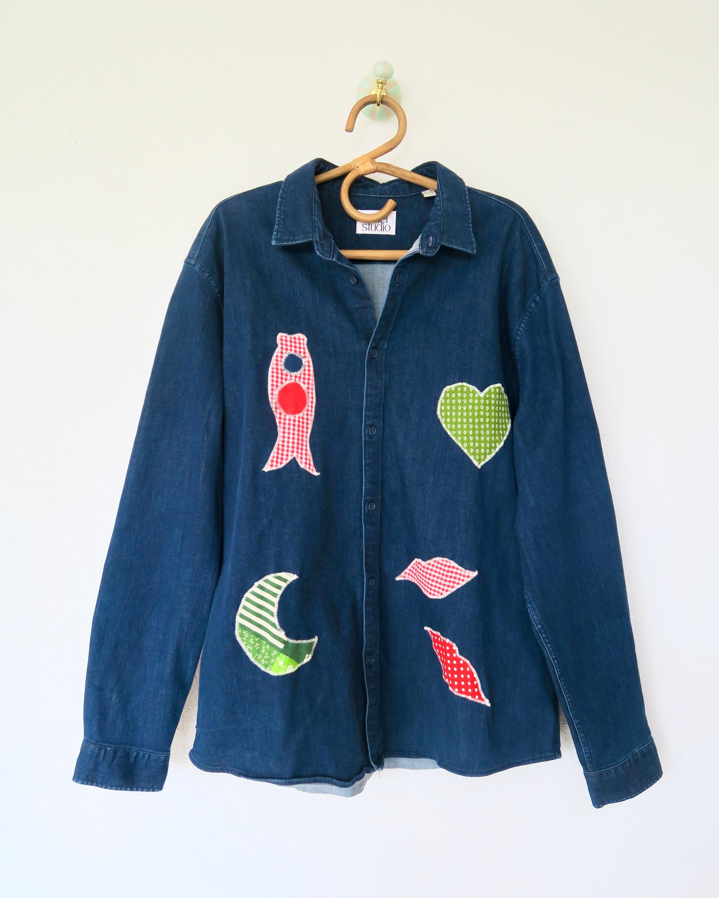 Unique patchwork shirt no.4