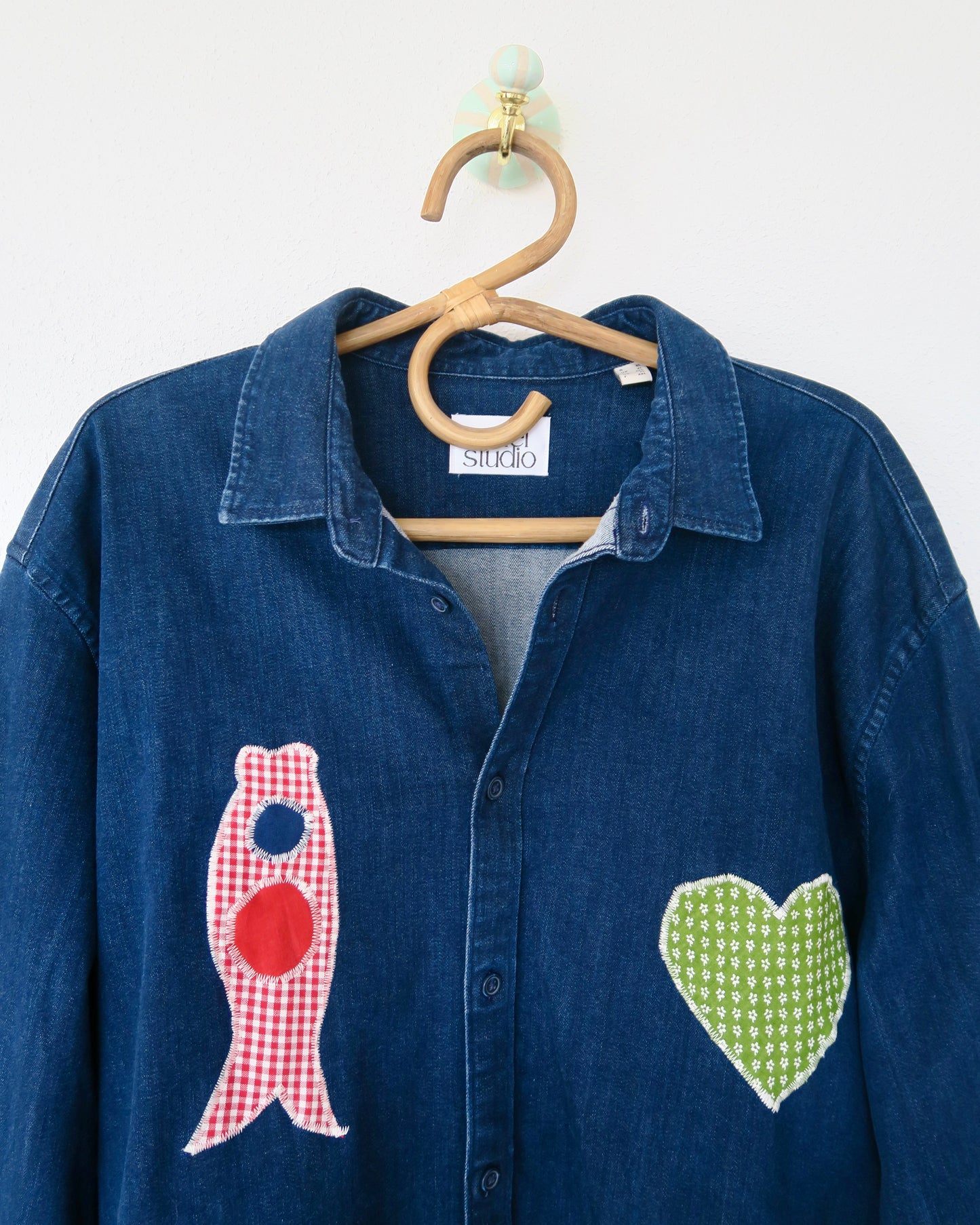 Unique patchwork shirt no.4
