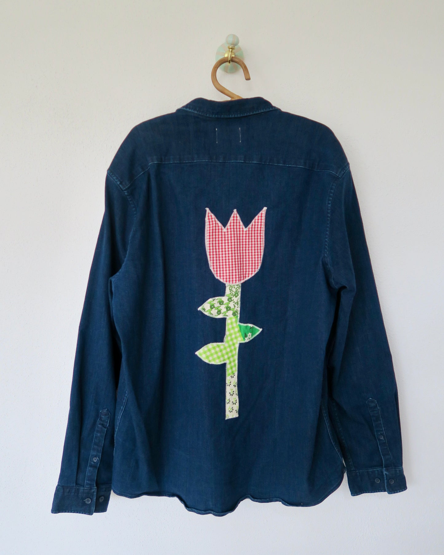Unique patchwork shirt no.4