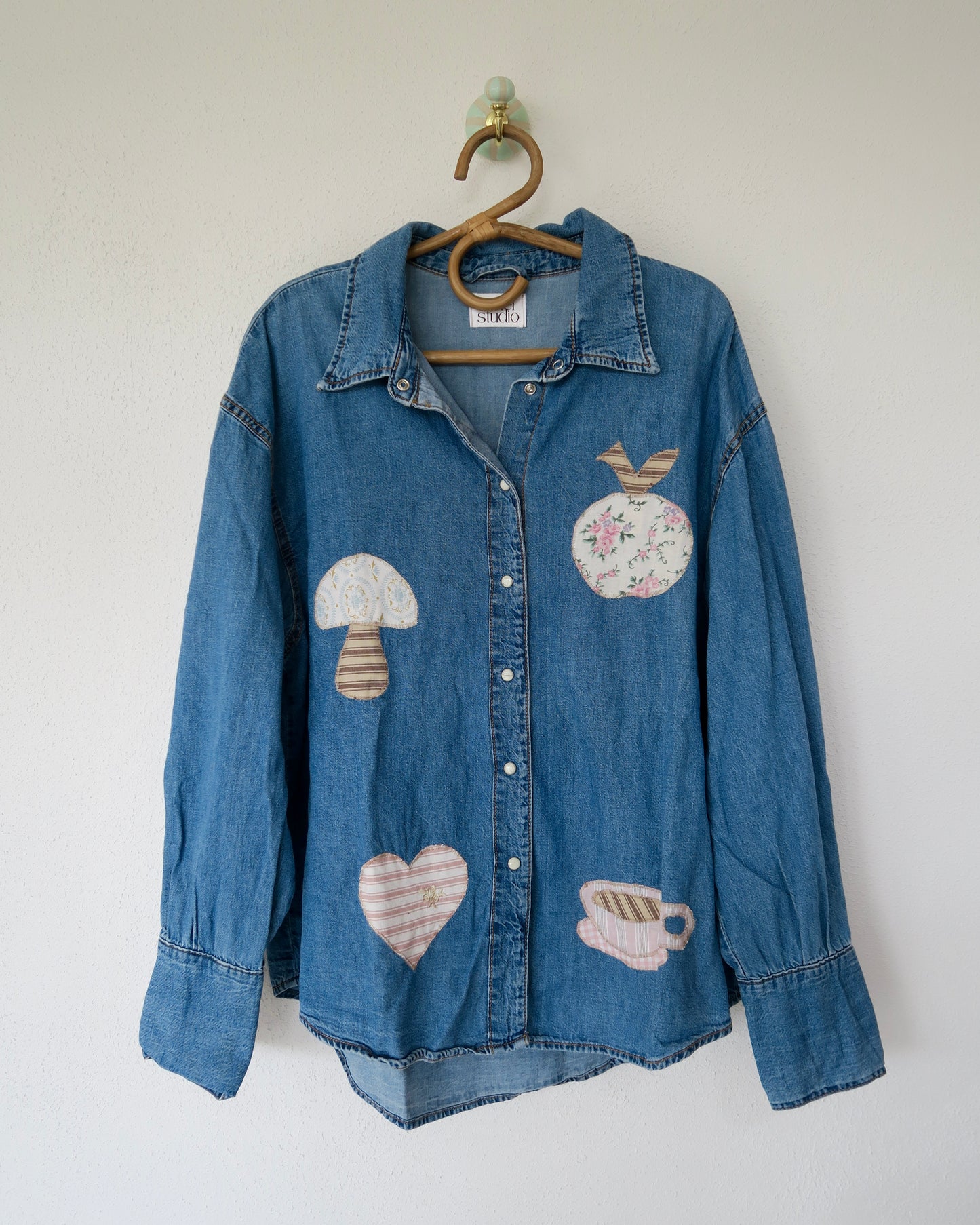 Unique patchwork shirt no.5