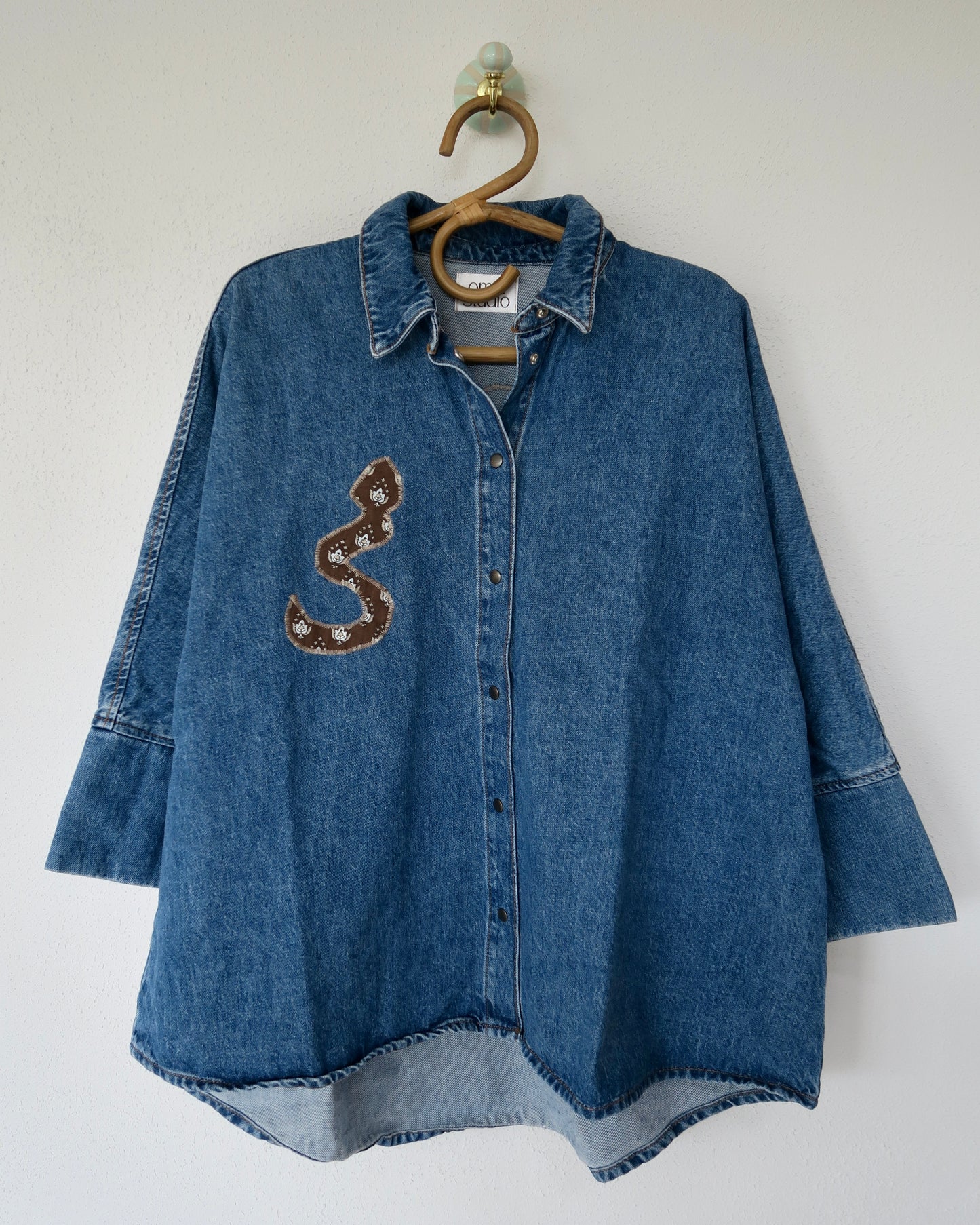Unique patchwork shirt no.6