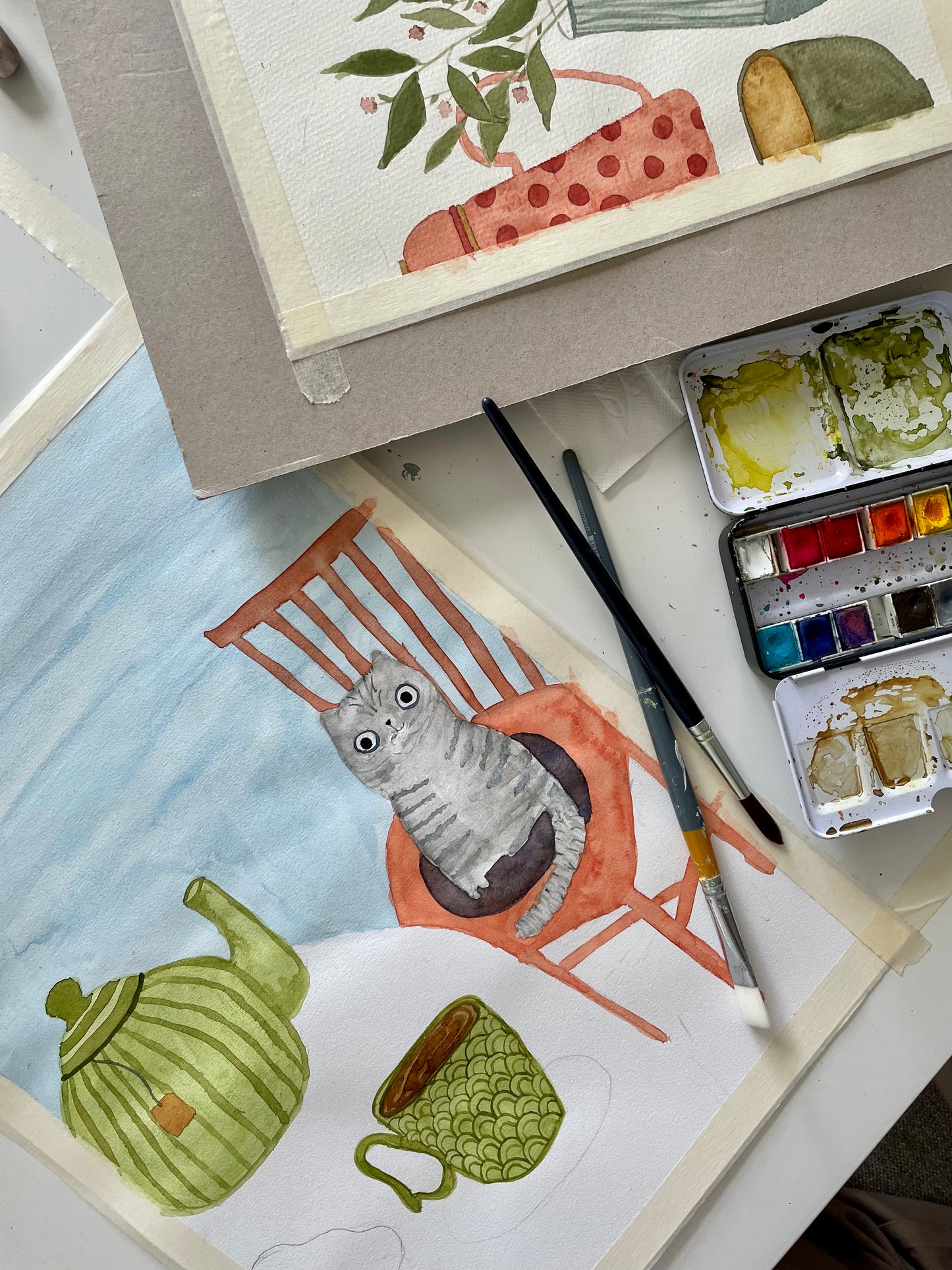 Theo & Merle plakat (A5)