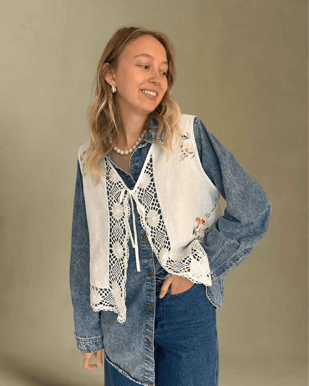 Agnes vintage vest no.37 - Omel Studio - Veste