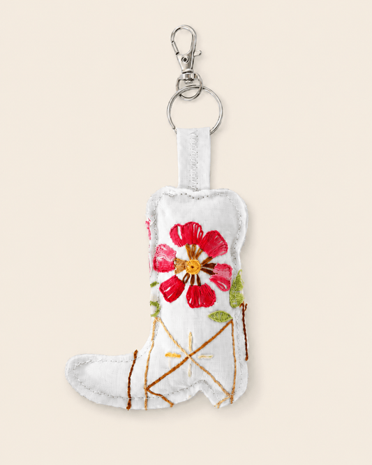 Broderet nøglering no.12 - Omel Studio-