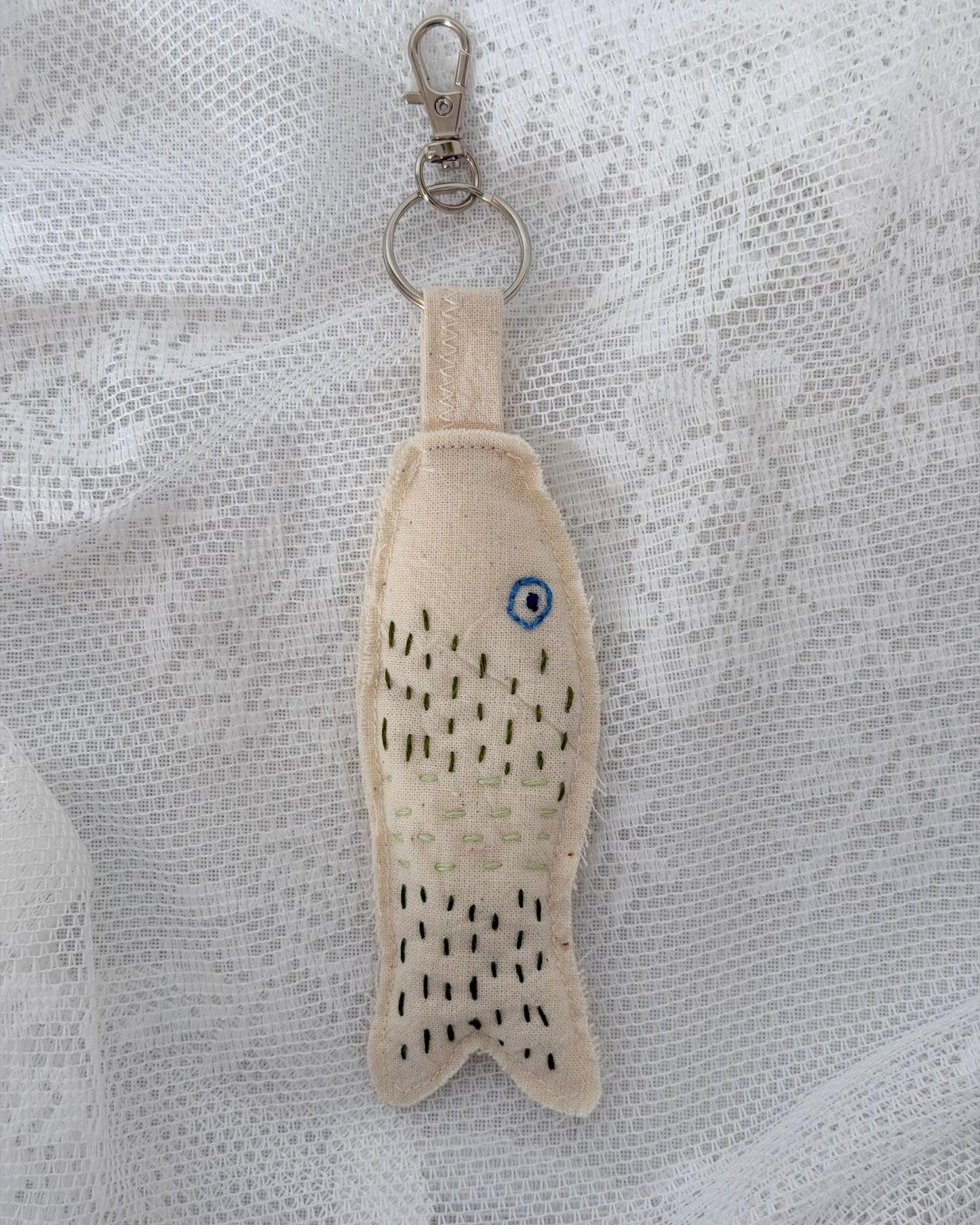 Broderet nøglering no.2 - Omel Studio - 