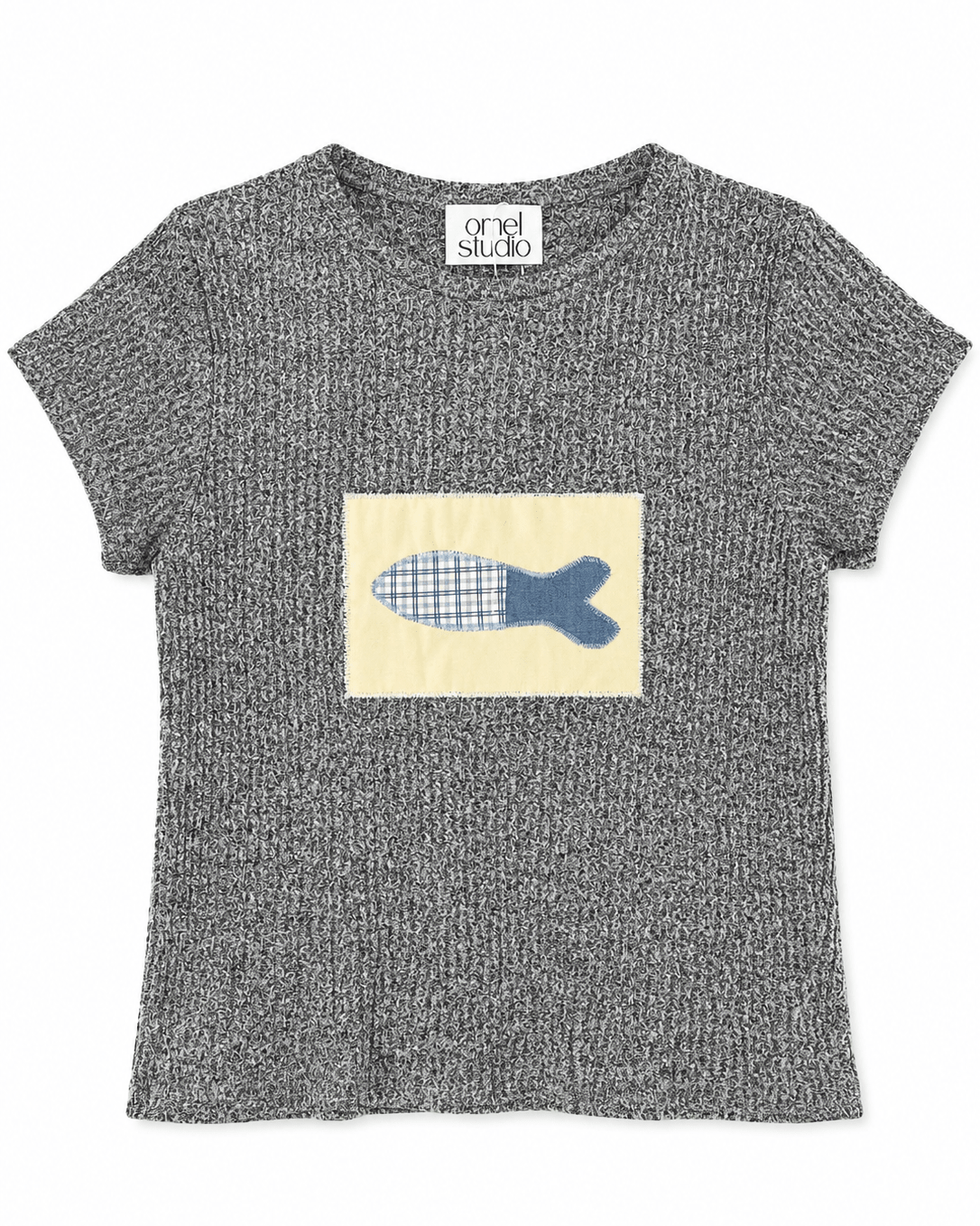 By The Harbour T-shirt No. 10 - Omel Studio - Patchwork top
