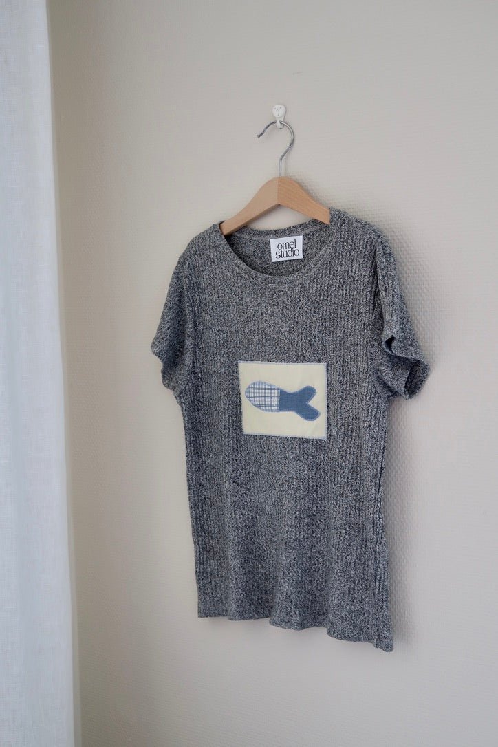 By The Harbour T-shirt No. 10 - Omel Studio - Patchwork top