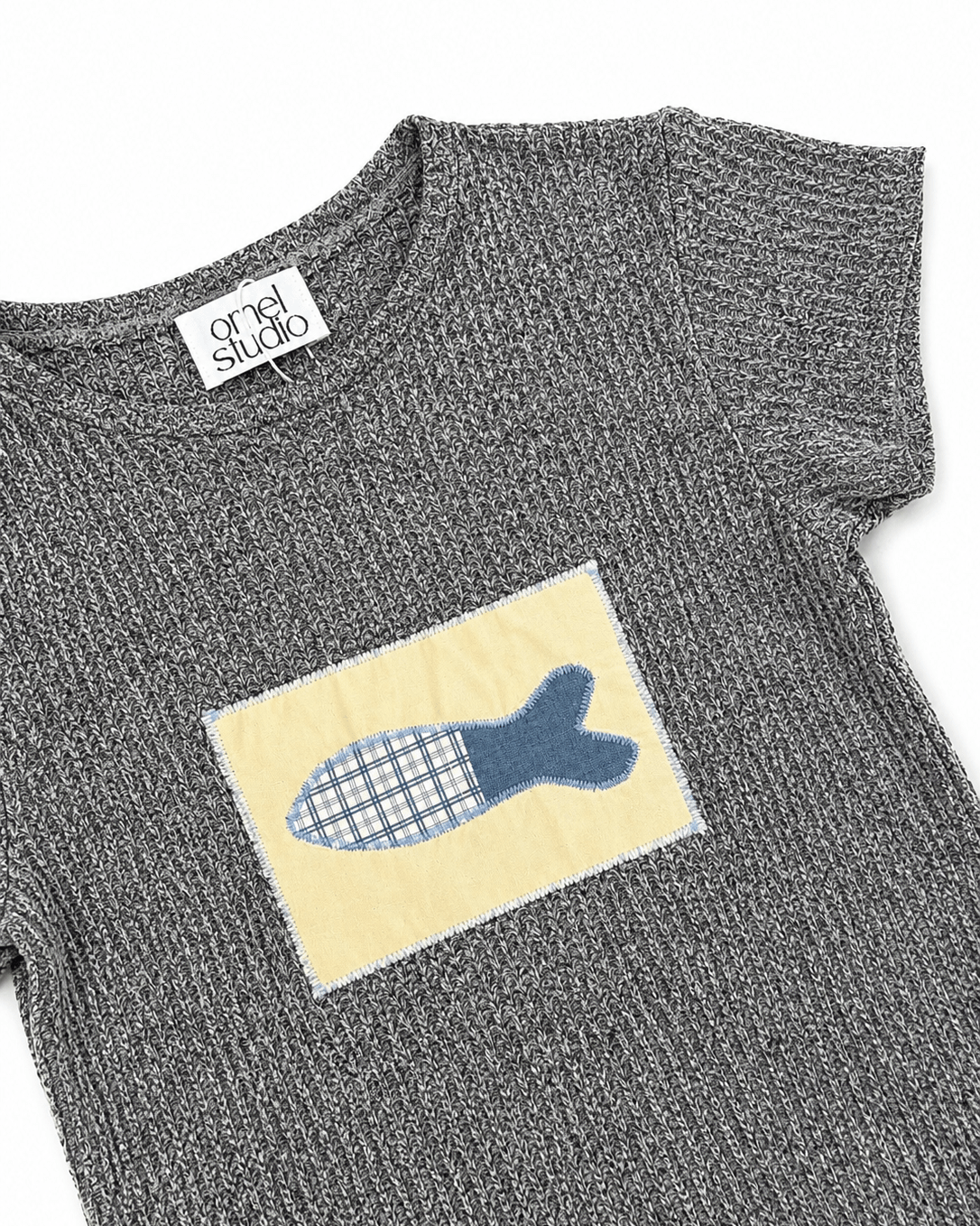 By The Harbour T-shirt No. 10 - Omel Studio - Patchwork top