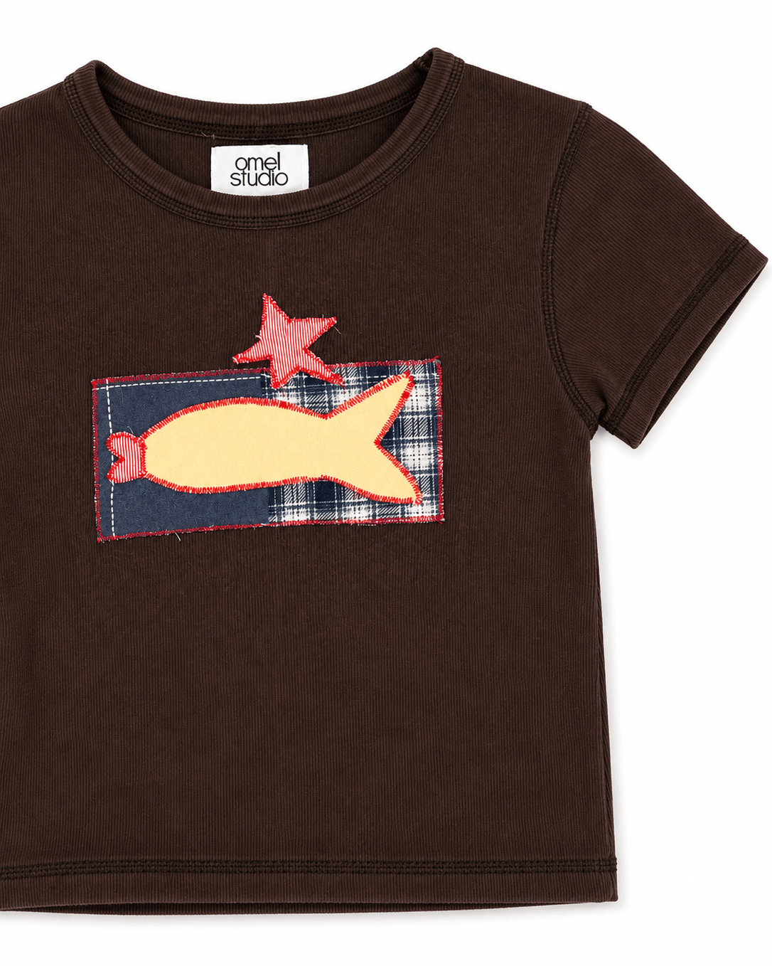 By The Harbour T-shirt No. 11 - Omel Studio - Patchwork top
