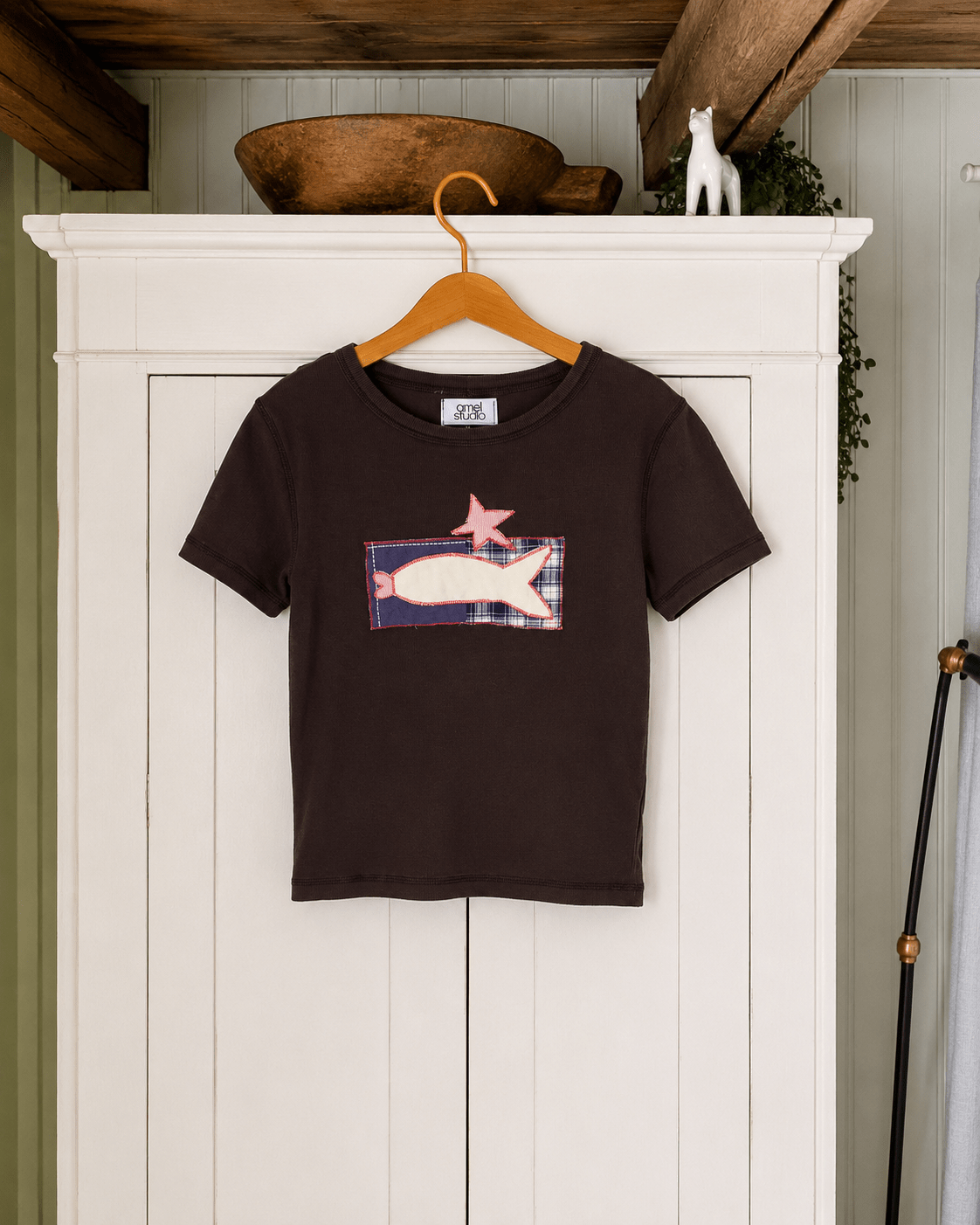 By The Harbour T-shirt No. 11 - Omel Studio - Patchwork top