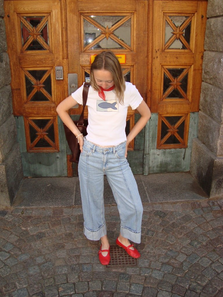By The Harbour T-shirt No. 15 - Omel Studio - Patchwork top
