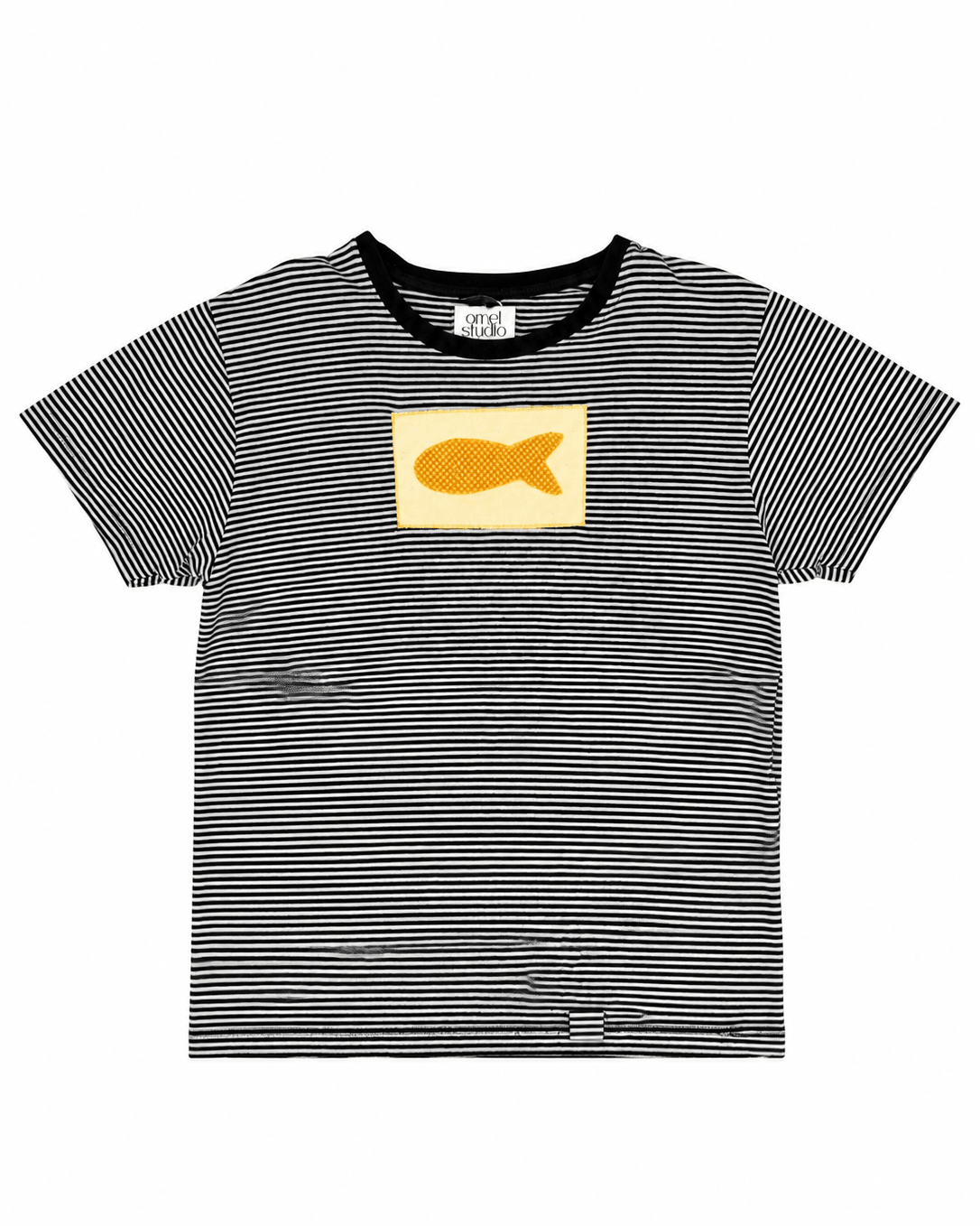 By The Harbour T-shirt No. 4 - Omel Studio - Patchwork top