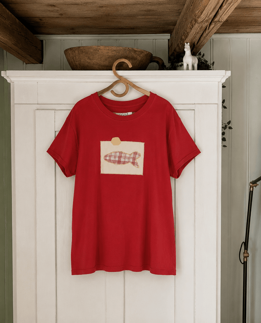 By The Harbour T-shirt No. 5 - Omel Studio - Patchwork top