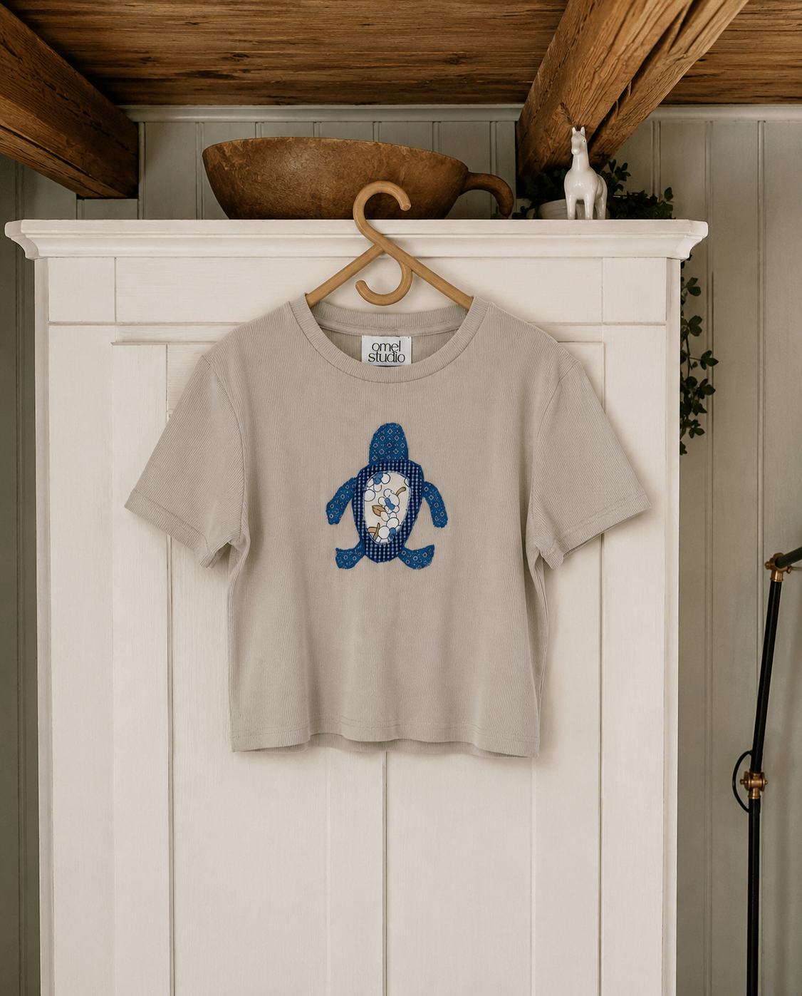 By The Harbour T-shirt No. 9 - Omel Studio - Patchwork top