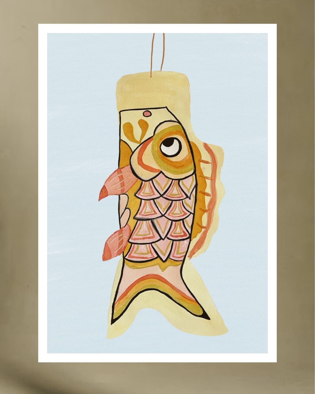 Koi plakat (A5) - Omel Studio - 