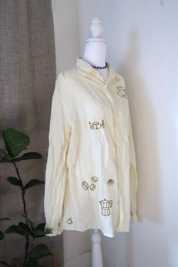 Latte & Linen Shirt no. 2 - Omel Studio - Clothes