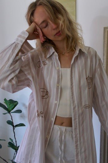 Latte & Linen Shirt no. 3 - Omel Studio - Clothes