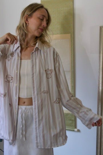 Latte & Linen Shirt no. 3 - Omel Studio - Clothes