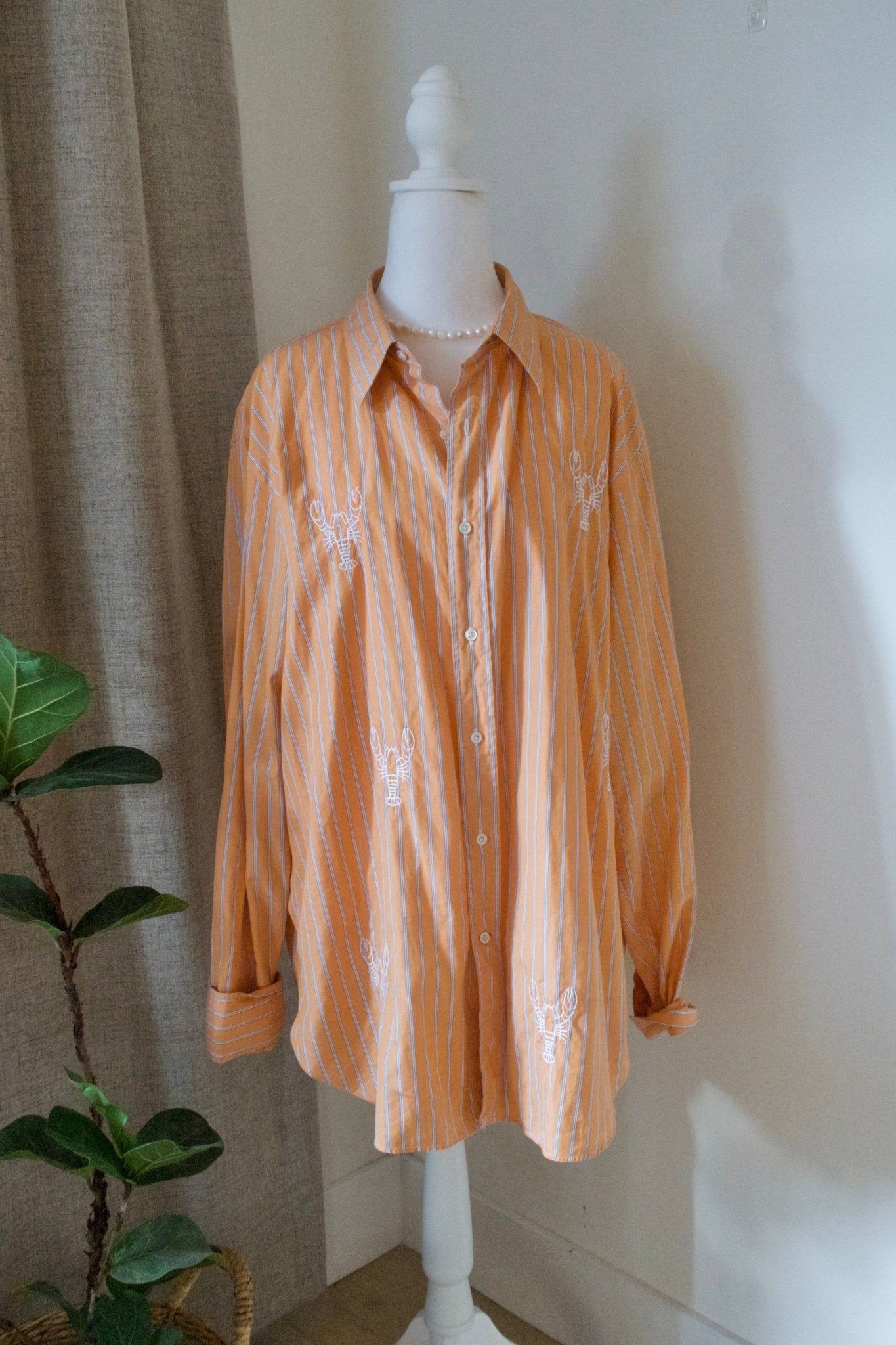 Lobster embroidered shirt no. 1 - Omel Studio - Skjorte