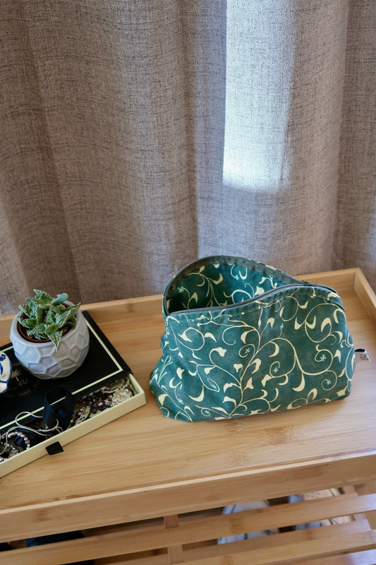 Floral - Handmade - Makeup-bag - Omel Studio - Toiletry bag