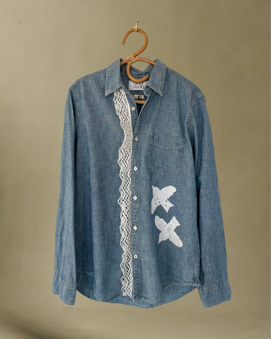 Patchwork skjorte no.10 - Omel Studio - 