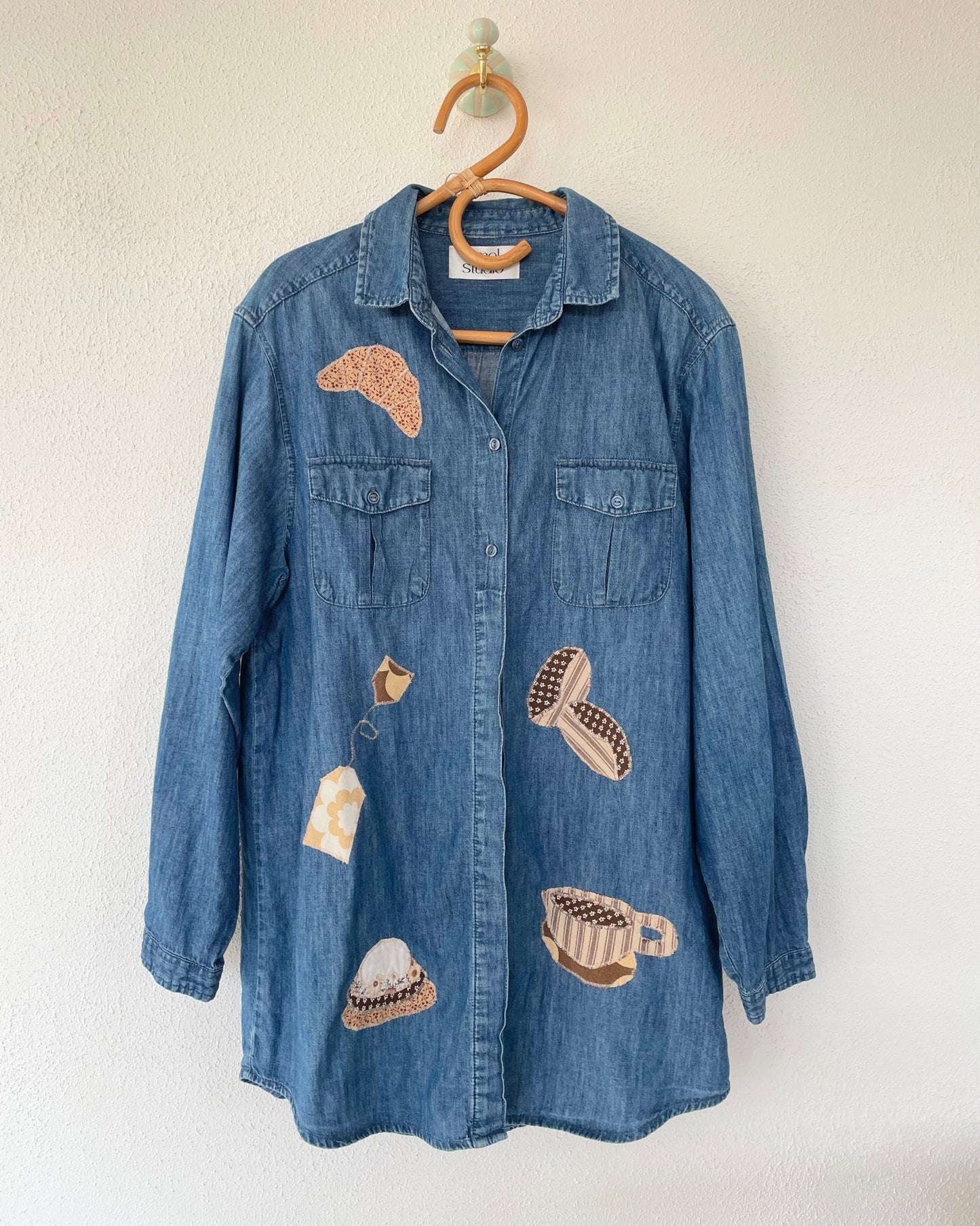 Patchwork skjorte no.7 - Omel Studio - 