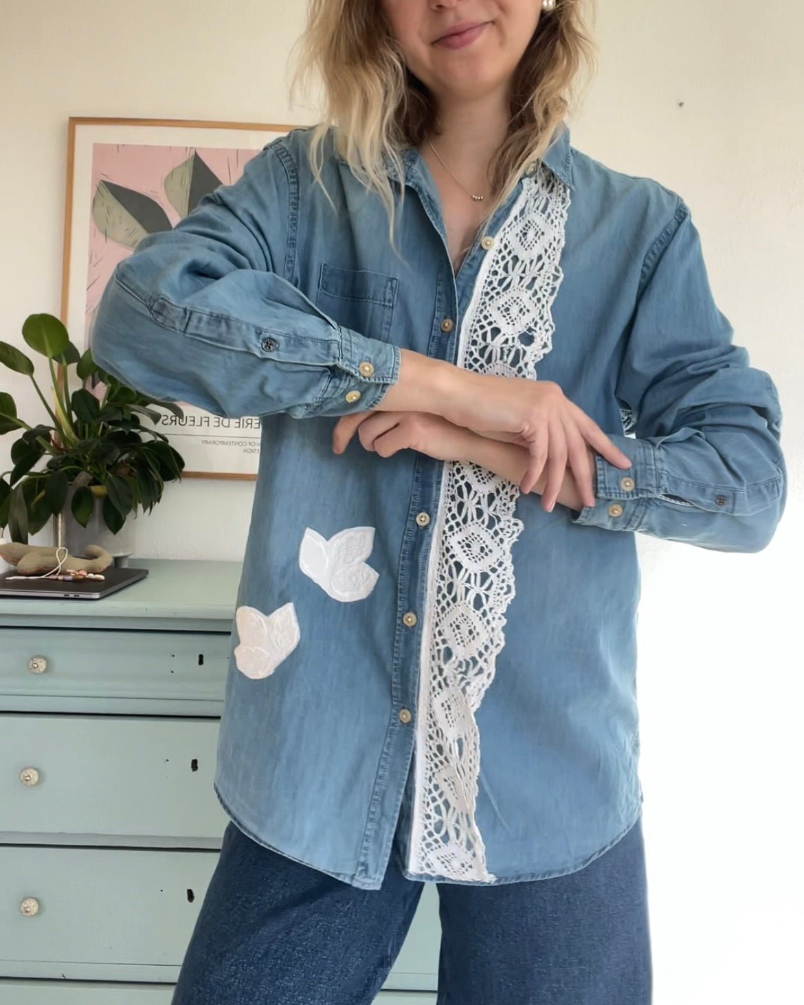 Patchwork skjorte no.8 - Omel Studio - 