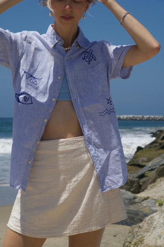 Summer 2025 no. 6 - Omel Studio - Embroidered Shirt