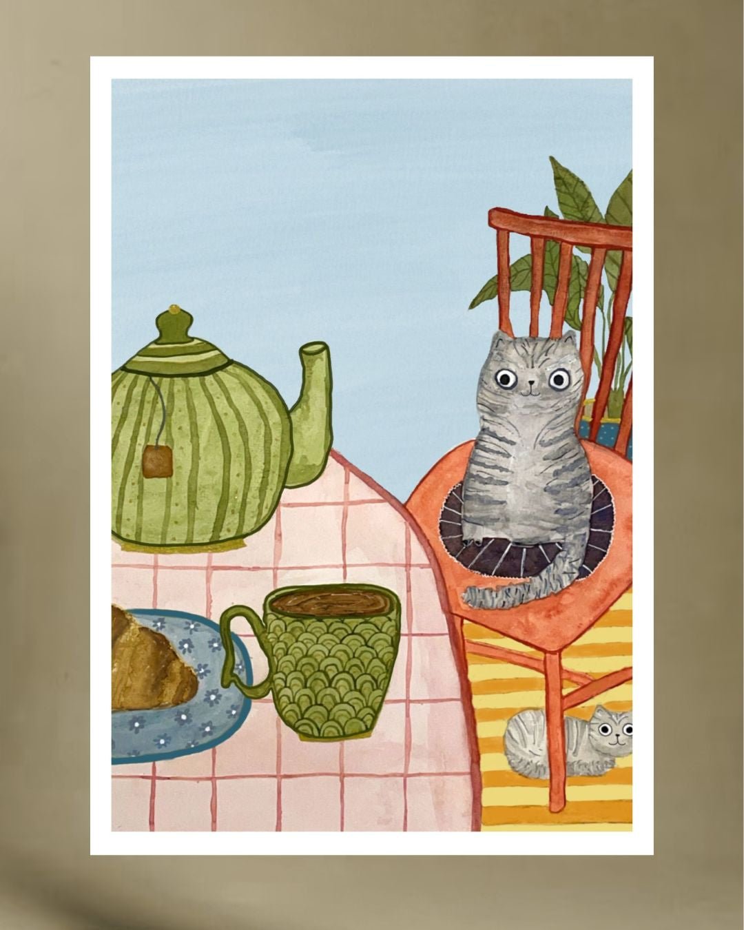 Theo & Merle plakat (A5) - Omel Studio - 