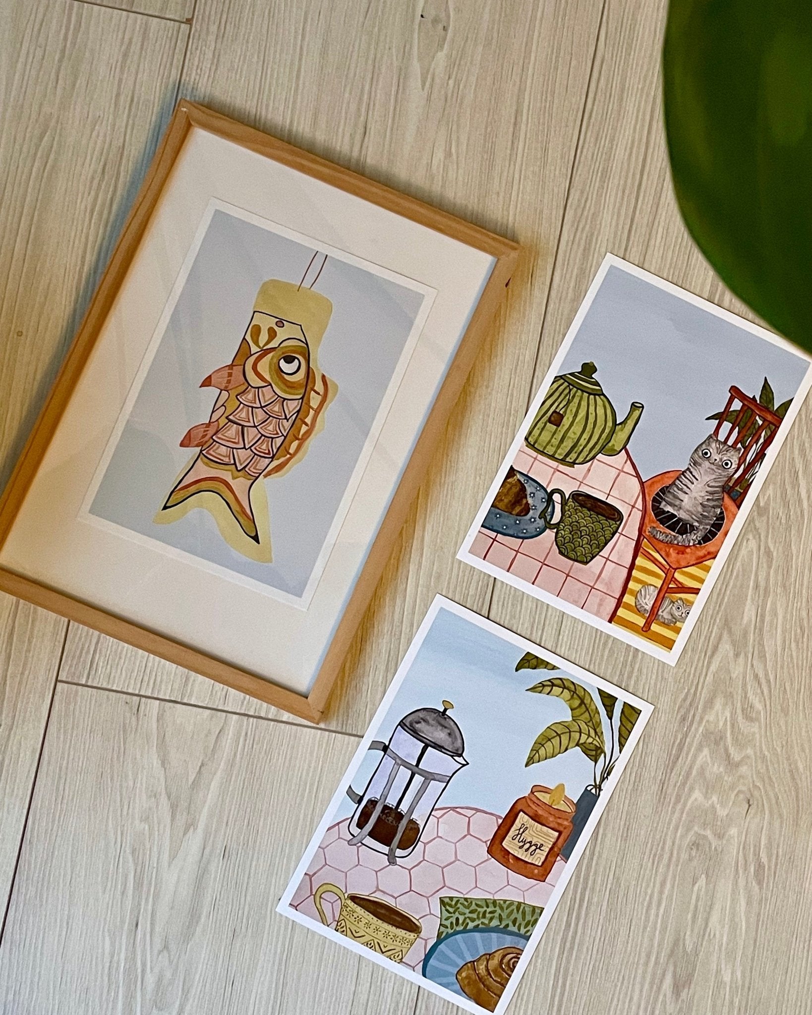 Theo & Merle plakat (A5) - Omel Studio - 